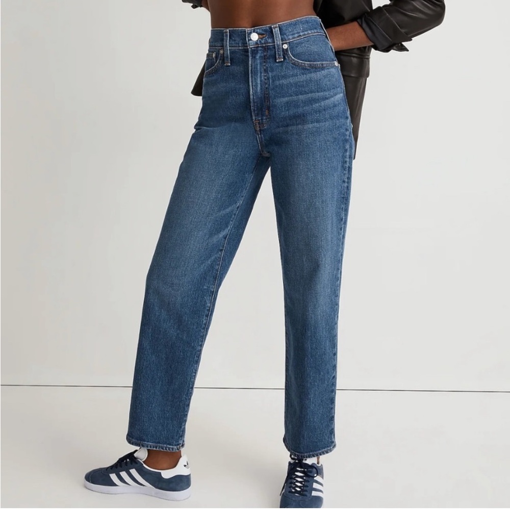 Madewell perfect vintage straight Jean in mayfield wash, size 26